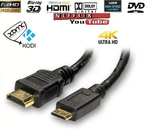 Cavo mini hdmi 1080p oro - cavo,
